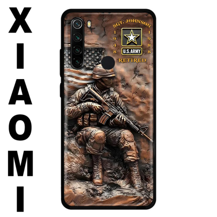 Custom Personalized Veteran Phone Case - Gift Idea For Veteran - Case For Oppo/ Xiaomi/ Huawei