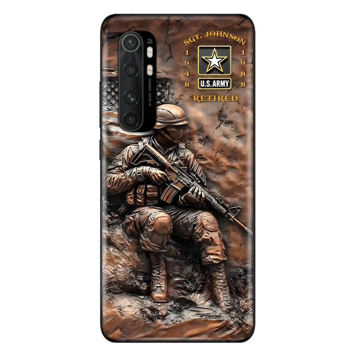 Custom Personalized Veteran Phone Case - Gift Idea For Veteran - Case For Oppo/ Xiaomi/ Huawei