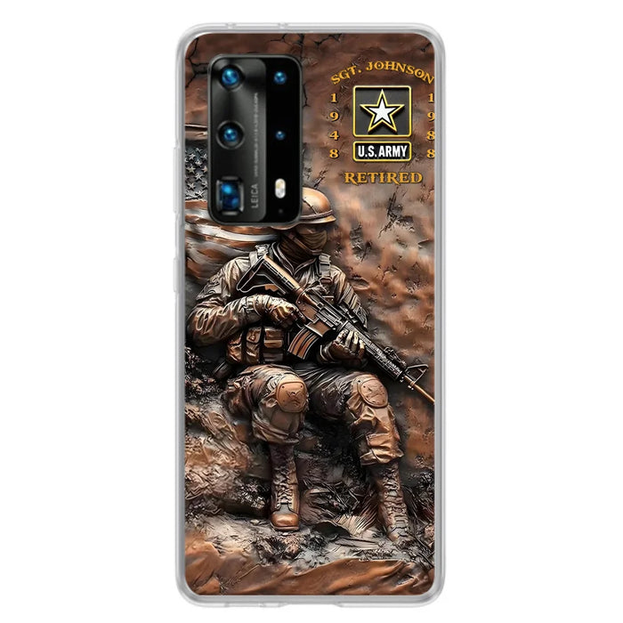 Custom Personalized Veteran Phone Case - Gift Idea For Veteran - Case For Oppo/ Xiaomi/ Huawei