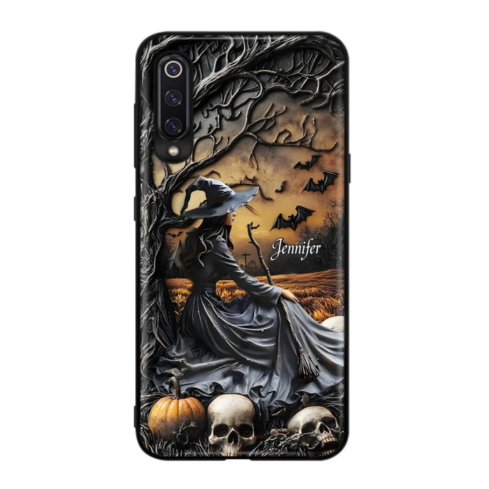 Custom Personalized Witch Phone Case For Xiaomi/ Oppo/ Huawei - Halloween/ Birthday Gift Idea For Yourself, Women, Witch Lovers