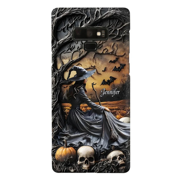 Custom Personalized Witch Phone Case For iPhone/ Samsung- Halloween/ Birthday Gift Idea For Yourself, Women, Witch Lovers