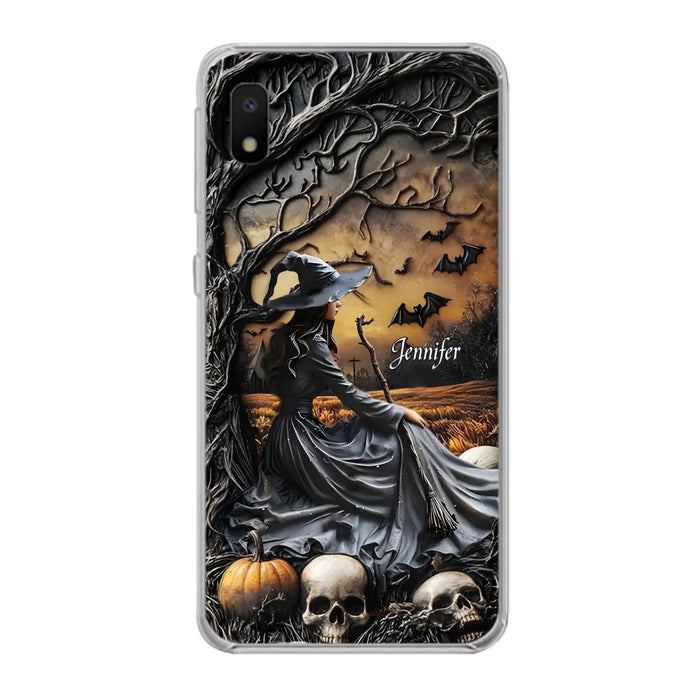 Custom Personalized Witch Phone Case For iPhone/ Samsung- Halloween/ Birthday Gift Idea For Yourself, Women, Witch Lovers