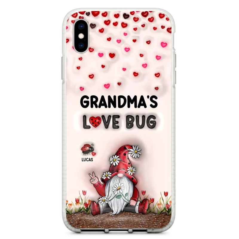 Personalized Grandma's Love Bugs Phone Case - Up to 12 Kids - Mother's Day Gift Idea for Grandma/Mom - Case for iPhone/Samsung