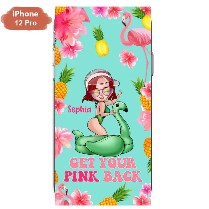 Custom Personalized Bikini Girl Phone Case - Gift Idea For Girl - Get Your Pink Back - Cases For iPhone/Samsung