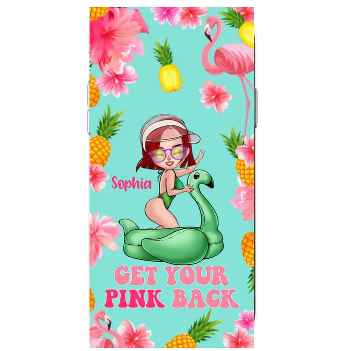 Custom Personalized Bikini Girl Phone Case - Gift Idea For Girl - Get Your Pink Back - Cases For iPhone/Samsung