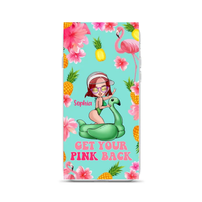 Custom Personalized Bikini Girl Phone Case - Gift Idea For Girl - Get Your Pink Back - Cases For iPhone/Samsung