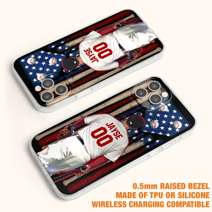 Custom Personalized Baseball Phone Case - Best Gift Idea For Baseball Lovers