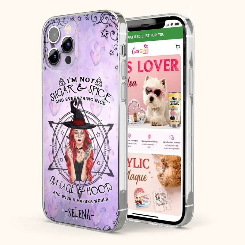 Custom Personalized Witch Phone Case - Best Halloween Gift - Case For iPhone And Samsung - 
 DFESX1