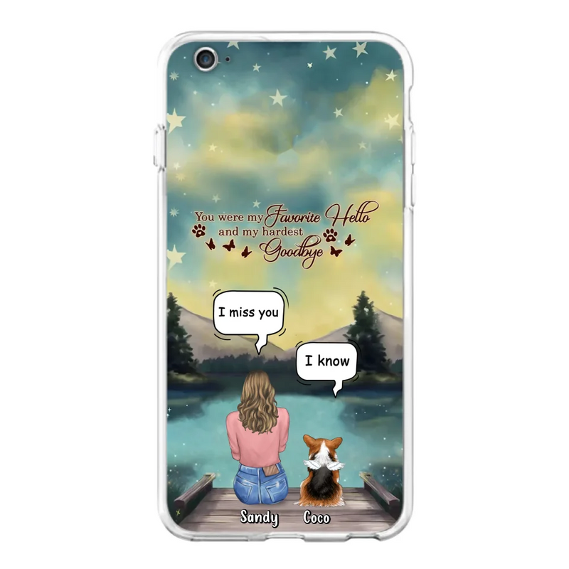 Personalized Memorial Pet Phone Case - Memorial Gift Idea For Pet Lover - Up to 4 Pets - Gift Idea For Dog/Cat Lover - Your Wings Were Ready But Our Hearts Were Not - Case For iPhone And Samsung