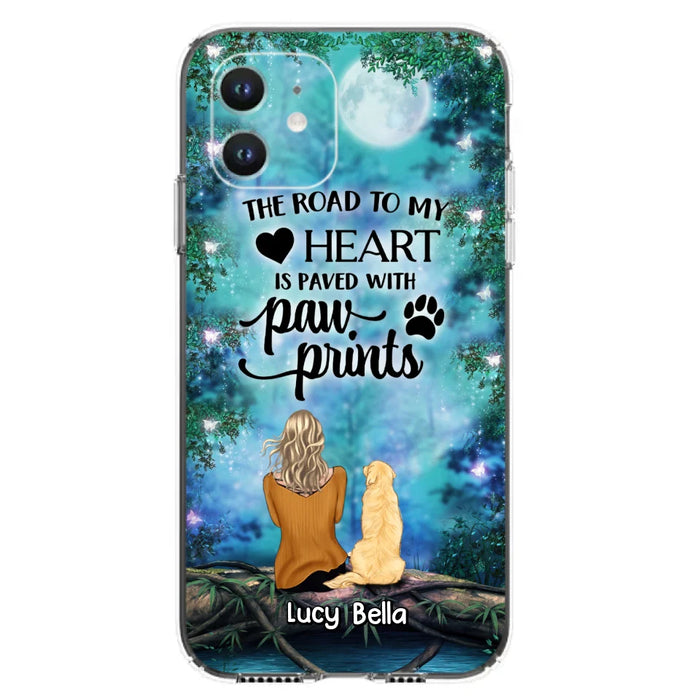 Custom Personalized Memorial Dog Phone Case - Upto 5 Dogs - Gift Idea For Dog Lover - Case For iPhone And Samsung