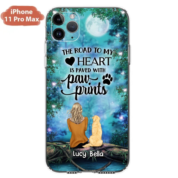 Custom Personalized Memorial Dog Phone Case - Upto 5 Dogs - Gift Idea For Dog Lover - Case For iPhone And Samsung