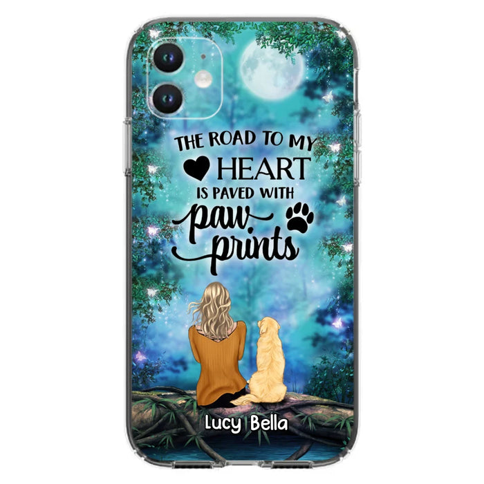 Custom Personalized Memorial Dog Phone Case - Upto 5 Dogs - Gift Idea For Dog Lover - Case For iPhone And Samsung