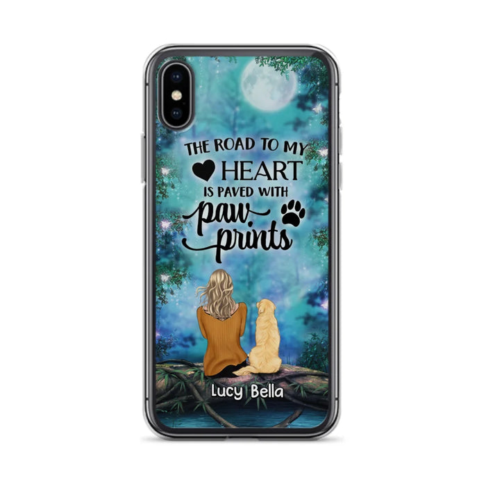 Custom Personalized Memorial Dog Phone Case - Upto 5 Dogs - Gift Idea For Dog Lover - Case For iPhone And Samsung