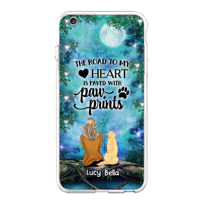 Custom Personalized Memorial Dog Phone Case - Upto 5 Dogs - Gift Idea For Dog Lover - Case For iPhone And Samsung