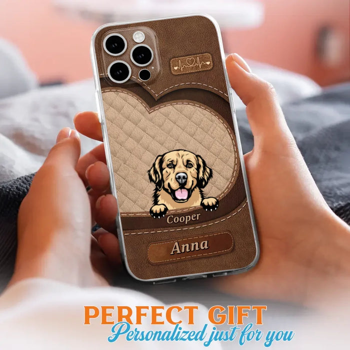 Custom Personalized Dog Phone Case - Gift Idea For Dog Lovers - Case For iPhone And Samsung