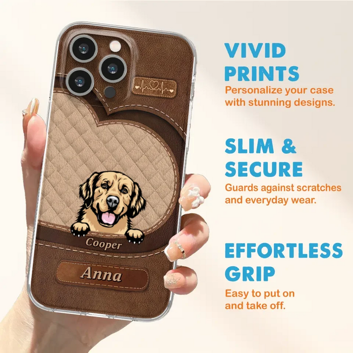 Custom Personalized Dog Phone Case - Gift Idea For Dog Lovers - Case For iPhone And Samsung