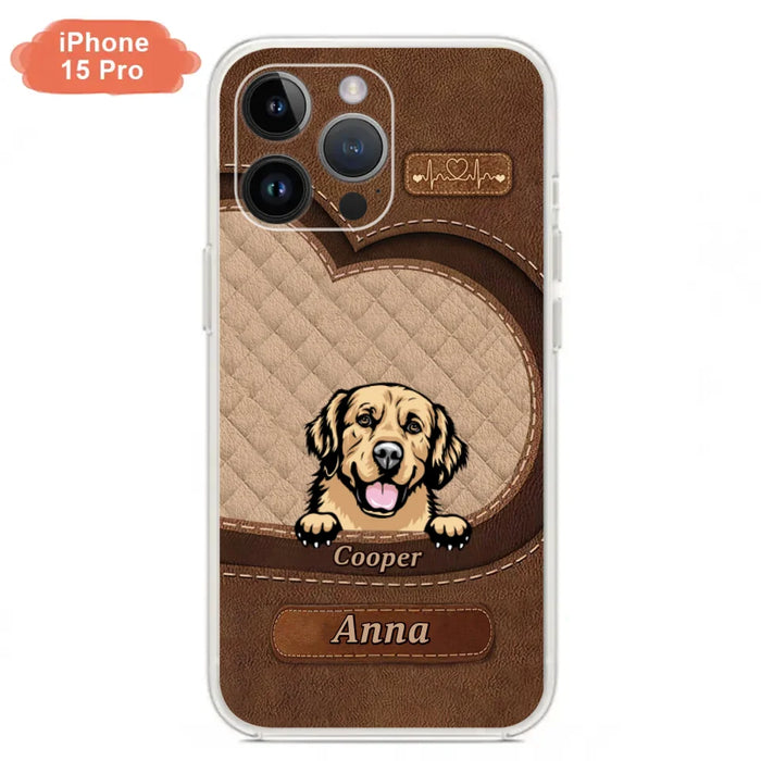 Custom Personalized Dog Phone Case - Gift Idea For Dog Lovers - Case For iPhone And Samsung