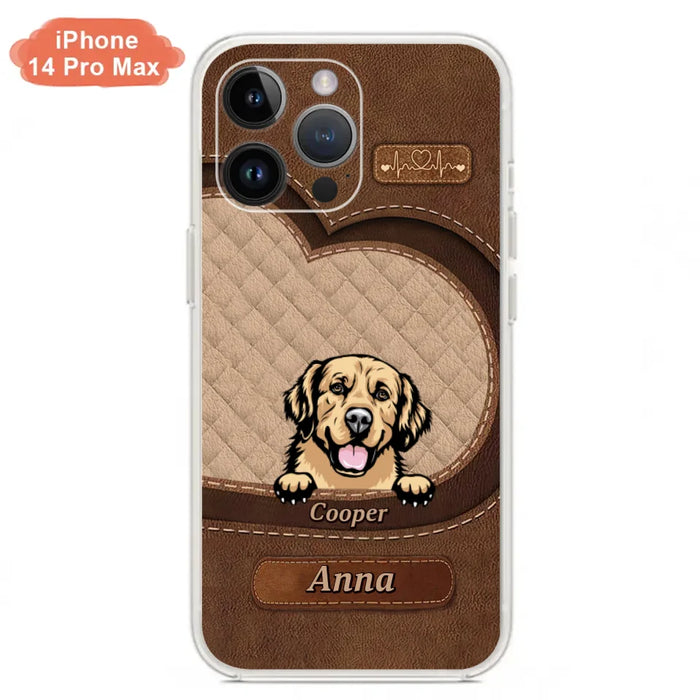 Custom Personalized Dog Phone Case - Gift Idea For Dog Lovers - Case For iPhone And Samsung