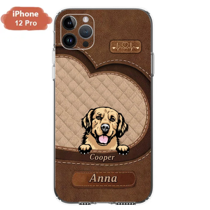 Custom Personalized Dog Phone Case - Gift Idea For Dog Lovers - Case For iPhone And Samsung