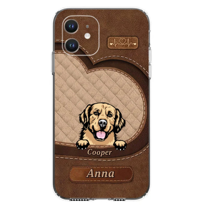 Custom Personalized Dog Phone Case - Gift Idea For Dog Lovers - Case For iPhone And Samsung