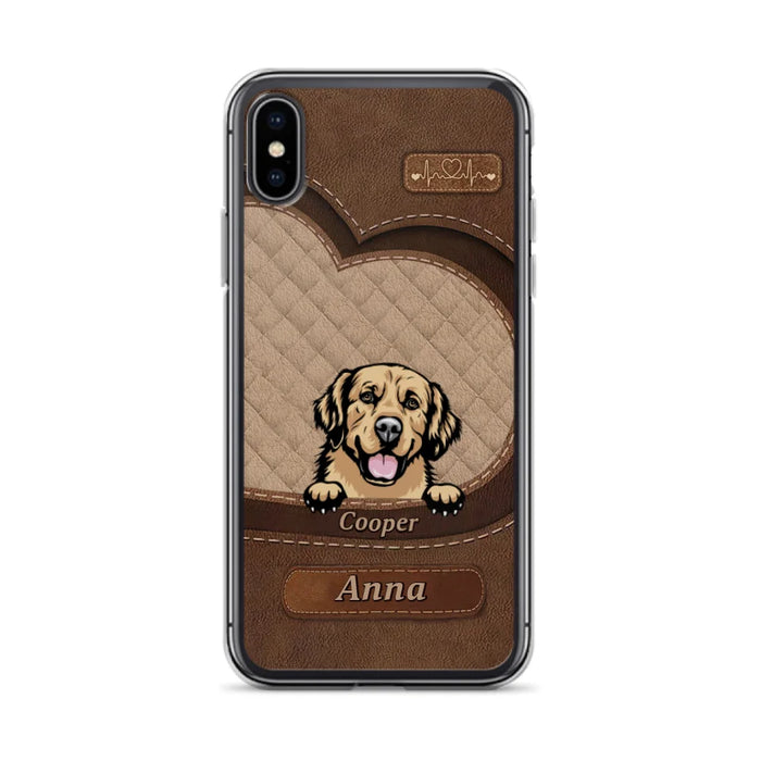 Custom Personalized Dog Phone Case - Gift Idea For Dog Lovers - Case For iPhone And Samsung