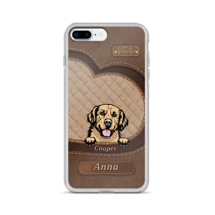 Custom Personalized Dog Phone Case - Gift Idea For Dog Lovers - Case For iPhone And Samsung