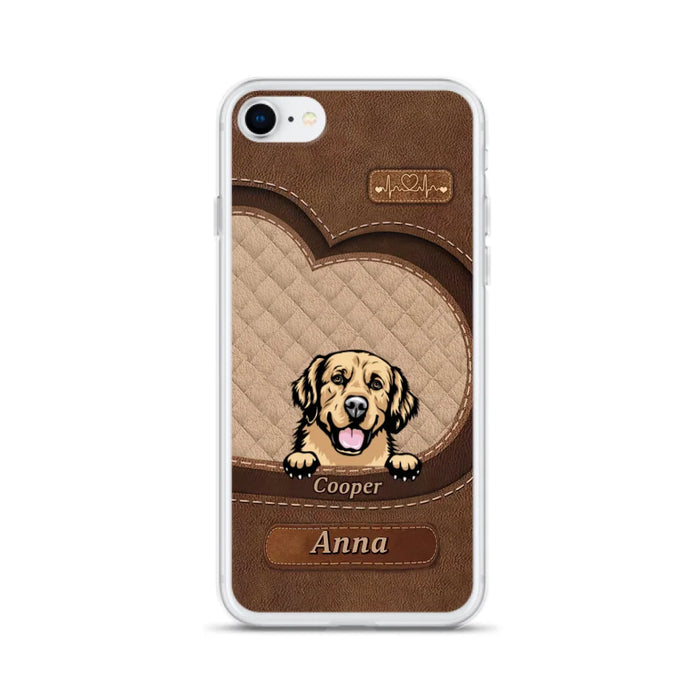 Custom Personalized Dog Phone Case - Gift Idea For Dog Lovers - Case For iPhone And Samsung