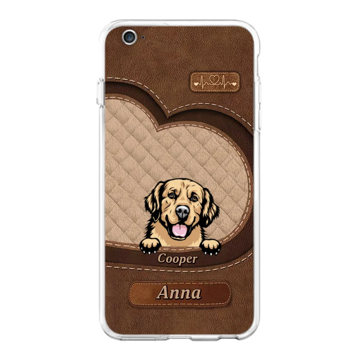 Custom Personalized Dog Phone Case - Gift Idea For Dog Lovers - Case For iPhone And Samsung