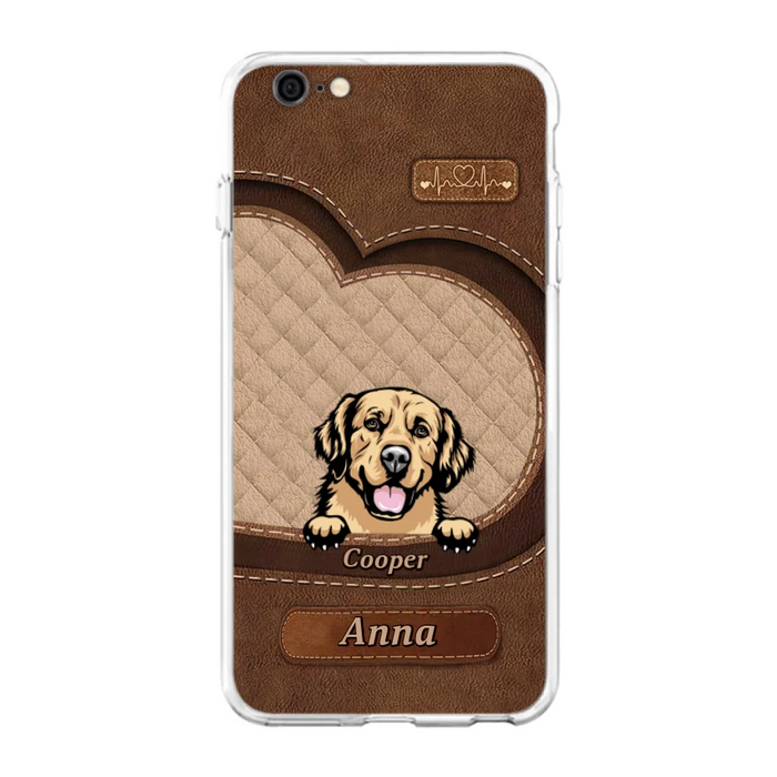 Custom Personalized Dog Phone Case - Gift Idea For Dog Lovers - Case For iPhone And Samsung