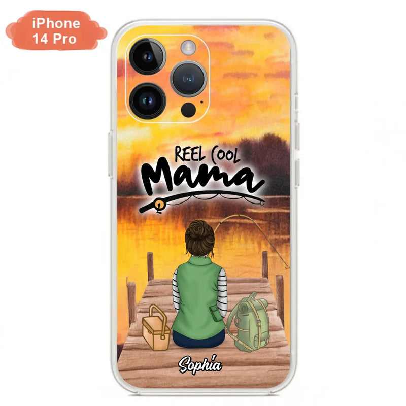 Custom Personalized Fishing Mom Phone Case - Mother's Day Gift Idea For Fishing Lovers - Reel Cool Mama - Case for iPhone/Samsung