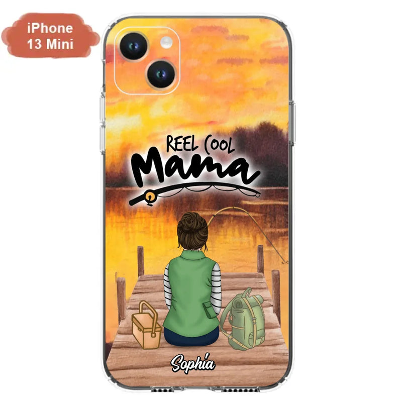 Custom Personalized Fishing Mom Phone Case - Mother's Day Gift Idea For Fishing Lovers - Reel Cool Mama - Case for iPhone/Samsung