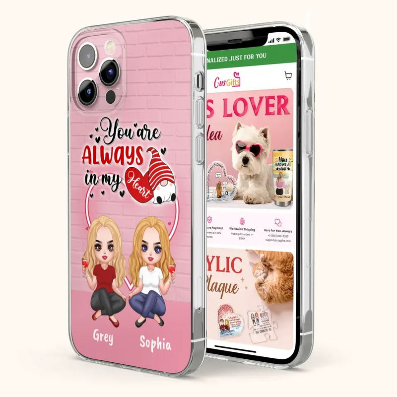 Custom Personalized Friends Phone Case - Best Gift For Friends - Case For iPhone/Samsung