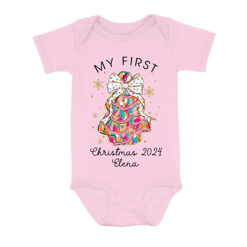 Personalized Christmas Baby Onesie - Gift Idea For Your Baby/Christmas - My First Christmas 2024