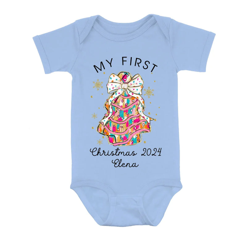 Personalized Christmas Baby Onesie - Gift Idea For Your Baby/Christmas - My First Christmas 2024
