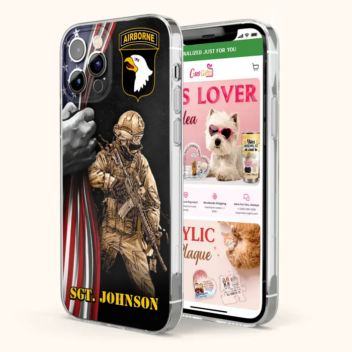 Custom Personalized Veteran Phone Case - Gift Idea For Veteran - Case For iPhone And Samsung