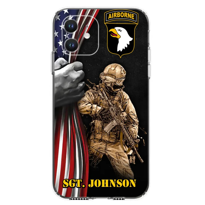 Custom Personalized Veteran Phone Case - Gift Idea For Veteran - Case For iPhone And Samsung