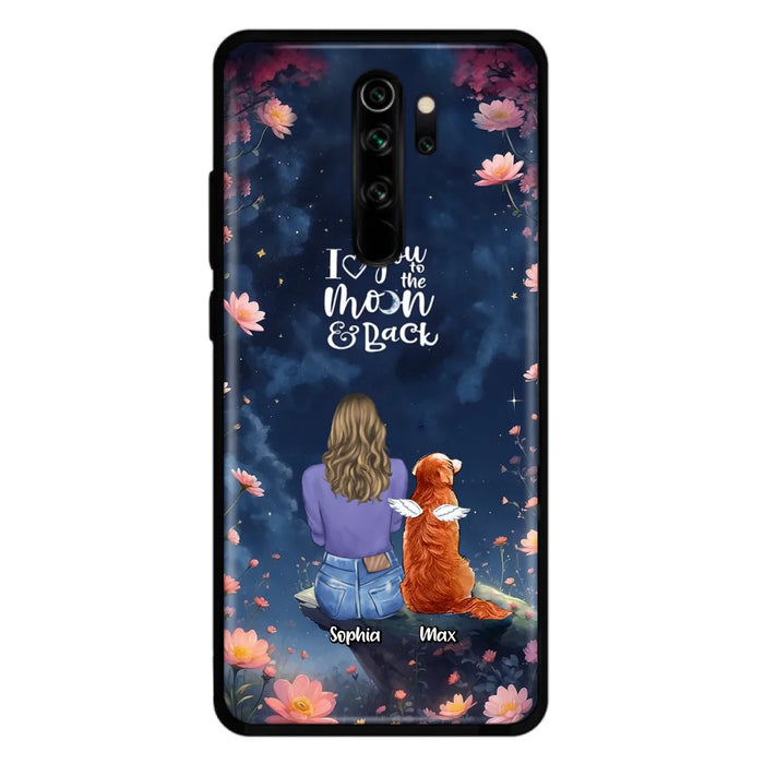 Custom Personalized Pet Phone Case - Gift Idea For Dog/ Cat/ Rabbit Owner - Case For Xiaomi/ Oppo/ Huawei - I Love You To The Moon & Back