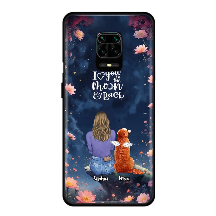 Custom Personalized Pet Phone Case - Gift Idea For Dog/ Cat/ Rabbit Owner - Case For Xiaomi/ Oppo/ Huawei - I Love You To The Moon & Back