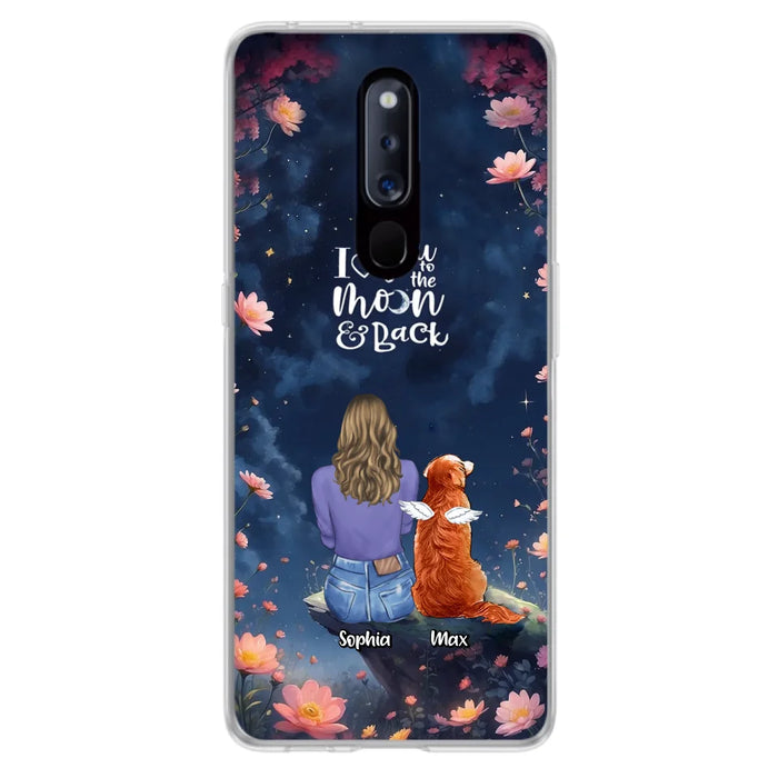 Custom Personalized Pet Phone Case - Gift Idea For Dog/ Cat/ Rabbit Owner - Case For Xiaomi/ Oppo/ Huawei - I Love You To The Moon & Back