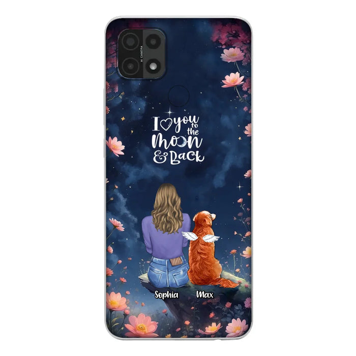 Custom Personalized Pet Phone Case - Gift Idea For Dog/ Cat/ Rabbit Owner - Case For Xiaomi/ Oppo/ Huawei - I Love You To The Moon & Back