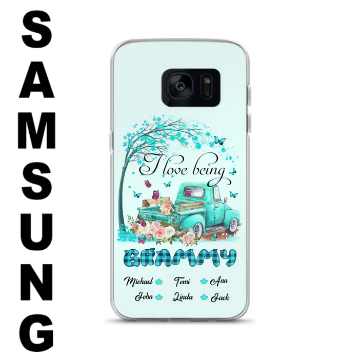 Custom Personalized Phone Case - I Love Being Grandma - R5OIKQ