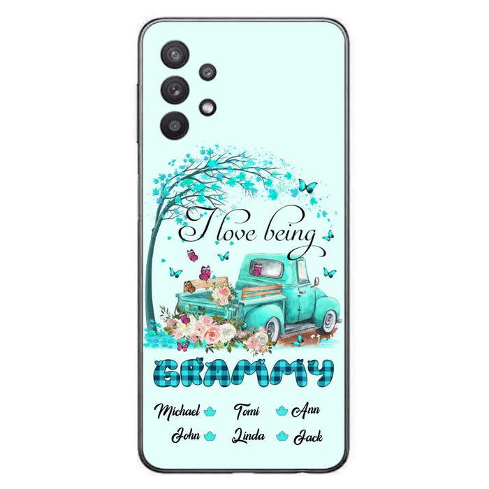 Custom Personalized Phone Case - I Love Being Grandma - R5OIKQ