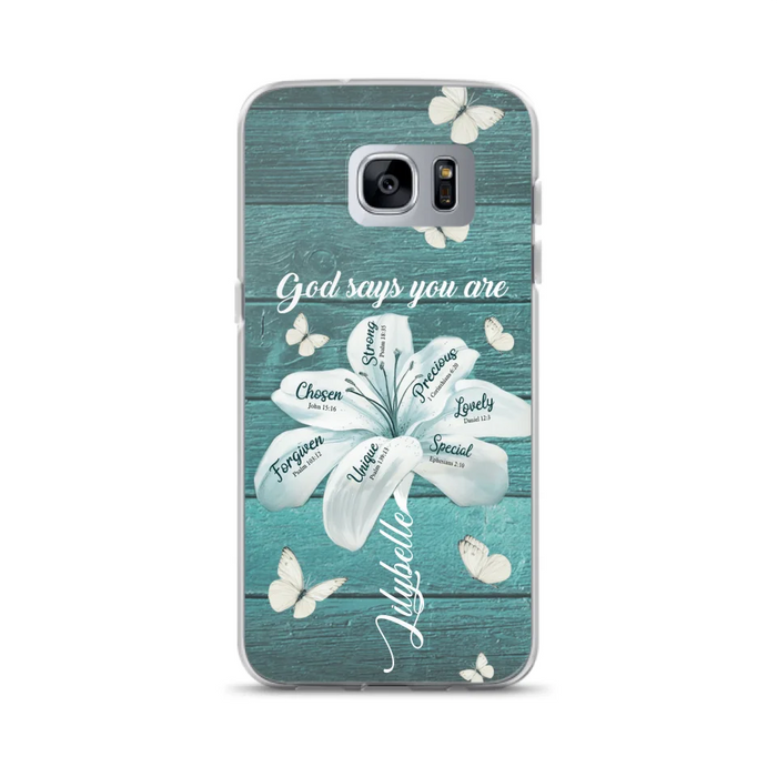 Custom Personalized Phone Case - Gods Says You Are - Case For Iphone Samsung - BR9N4C