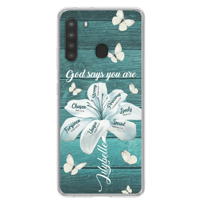 Custom Personalized Phone Case - Gods Says You Are - Case For Iphone Samsung - BR9N4C