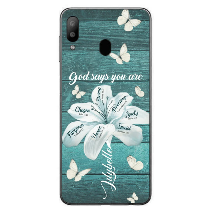 Custom Personalized Phone Case - Gods Says You Are - Case For Iphone Samsung - BR9N4C