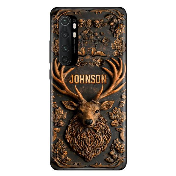 Custom Personalized Deer Hunting 3D Printed Effect  Phone Case - Gift Idea For Hunting Lover - Case For Xiaomi/ Oppo/ Huawei