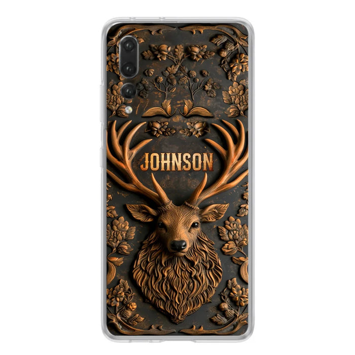 Custom Personalized Deer Hunting 3D Printed Effect  Phone Case - Gift Idea For Hunting Lover - Case For Xiaomi/ Oppo/ Huawei