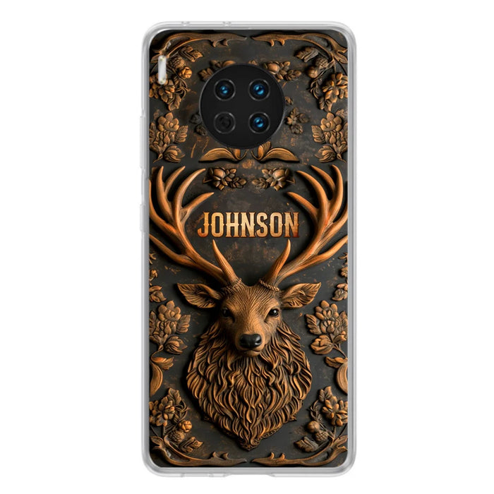 Custom Personalized Deer Hunting 3D Printed Effect  Phone Case - Gift Idea For Hunting Lover - Case For Xiaomi/ Oppo/ Huawei