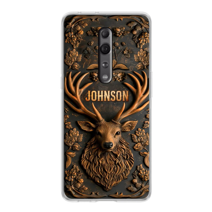 Custom Personalized Deer Hunting 3D Printed Effect  Phone Case - Gift Idea For Hunting Lover - Case For Xiaomi/ Oppo/ Huawei