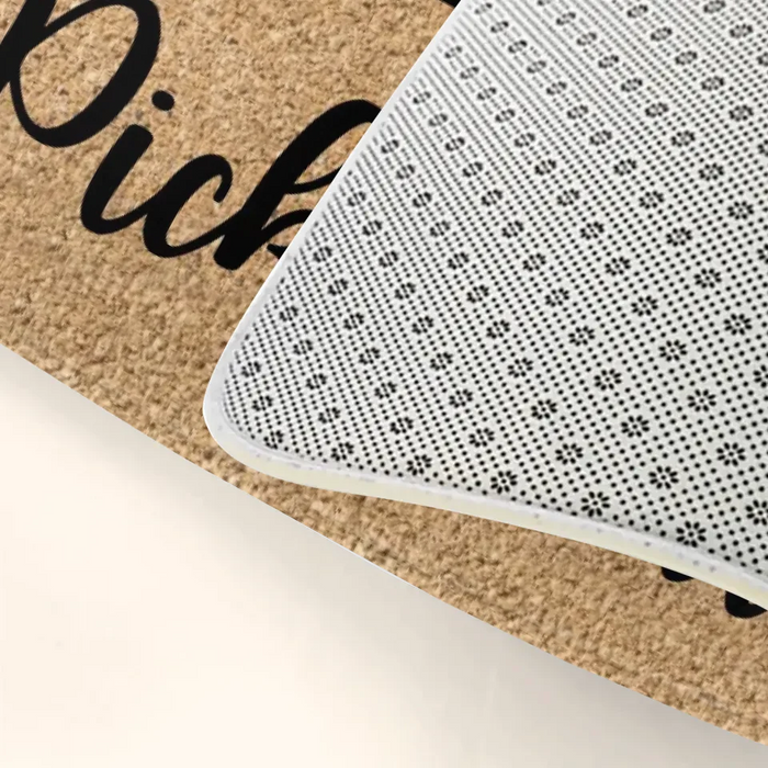 Personalized Pickleball Doll Couple Doormat - Gift Idea For Couple - Probably Playing Pickleball